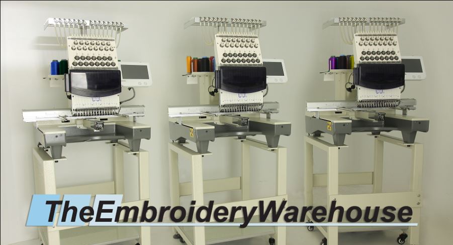 ID#0875 - ButterFly Tri-1503B/T Commercial Embroidery Machine.  Year 2017 : 3 : 15 - www.TheEmbroideryWarehouse.com