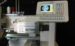 ID#0964 - ButterFly B-1204B/T Commercial Embroidery Machine.  Year 2017 (New) : 4 : 12 - www.TheEmbroideryWarehouse.com