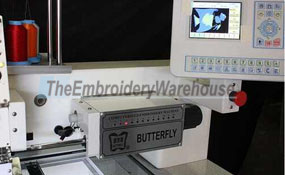 ID#1024 - ButterFly B-1206B/T Commercial Embroidery Machine.  Year 2017 (New) : 6 : 12 - www.TheEmbroideryWarehouse.com