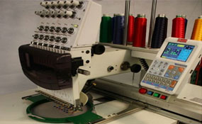 ID#1053 - ButterFly B-1201B/T Commercial Embroidery Machine.  Year 2011 : 1 : 12 - www.TheEmbroideryWarehouse.com