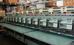 ID#1071 - Tajima TMEF-HC612 Commercial Embroidery Machine.  Year 1992 : 12 : 6 - www.TheEmbroideryWarehouse.com