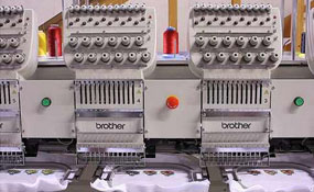 ID#1076 - Brother BES-1260 Commercial Embroidery Machine.  Year 1999 : 6 : 12 - www.TheEmbroideryWarehouse.com