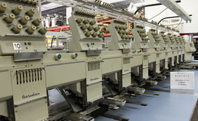 ID#1102 - Barudan BENSME-ZN-15 Commercial Embroidery Machine.  Year 1997 : 15 : 9 - www.TheEmbroideryWarehouse.com