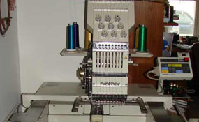 ID#1111 - Brother 416 Commercial Embroidery Machine.  Year 1996 : 1 : 9 - www.TheEmbroideryWarehouse.com