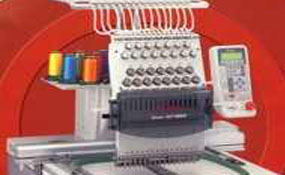 ID#1125 - Toyota 9000 Commercial Embroidery Machine.  Year 2002 : 1 : 15 - www.TheEmbroideryWarehouse.com