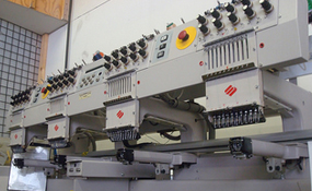 ID#1130 - Melco EMT10/4T Commercial Embroidery Machine.  Year 2000 : 4 : 10 - www.TheEmbroideryWarehouse.com