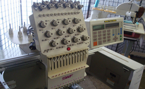 ID#1170 - SWF AT1201 Commercial Embroidery Machine.  Year 2000 : 1 : 12 - www.TheEmbroideryWarehouse.com