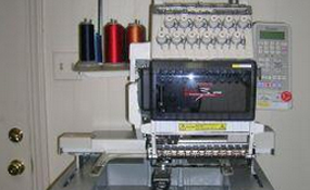 ID# 1179 1997 Toyota 860  Single Head commercial embroidery machine http://www.TheEmbroideryWarehouse.com