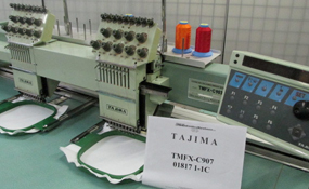 ID#1182 - Tajima TMFX-C902 Commercial Embroidery Machine.  Year 1994 : 2 : 9 - www.TheEmbroideryWarehouse.com