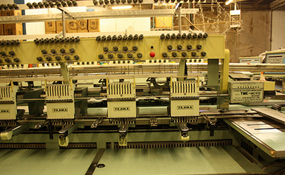 ID#1195 - Tajima TME-HC-912 Commercial Embroidery Machine.  Year 1992 : 12 : 9 - www.TheEmbroideryWarehouse.com