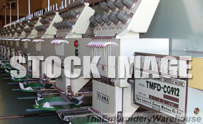 ID#1216 - Tajima TMFD-CG912 Commercial Embroidery Machine.  Year 1994 : 12 : 9 - www.TheEmbroideryWarehouse.com