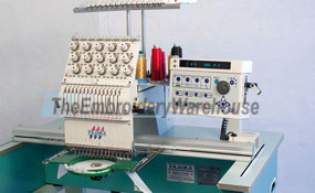 ID# 1226 2001 Tajima TMEX-C1501  Single Head commercial embroidery machine http://www.TheEmbroideryWarehouse.com