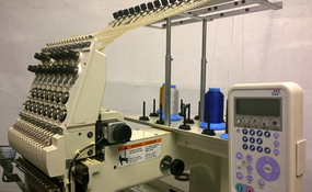 ID#1231 - Tajima TEJTII-C1501 Commercial Embroidery Machine.  Year 2004 : 1 : 15 - www.TheEmbroideryWarehouse.com