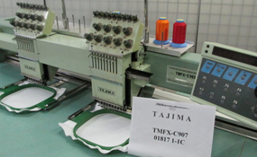 ID#1247 - Tajima TMFX-C902 Commercial Embroidery Machine.  Year 1994 : 2 : 9 - www.TheEmbroideryWarehouse.com