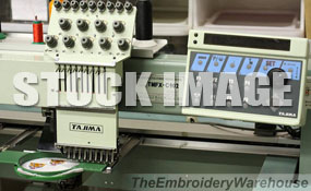 ID#1305 - Tajima TMFX-C904 Commercial Embroidery Machine.  Year 1993 : 4 : 9 - www.TheEmbroideryWarehouse.com