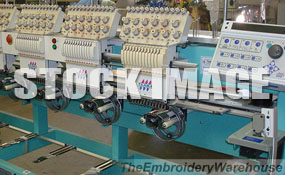 ID#1312 - Tajima TMFX-C1206 Commercial Embroidery Machine.  Year 1996 : 6 : 12 - www.TheEmbroideryWarehouse.com
