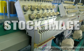 ID#1316 - Tajima TMFX-C1204-S Commercial Embroidery Machine.  Year 1993 : 4 : 12 - www.TheEmbroideryWarehouse.com