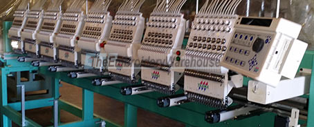 ID#1367 - Tajima TFHXII C1508 Commercial Embroidery Machine.  Year 2002 : 8 : 15 - www.TheEmbroideryWarehouse.com