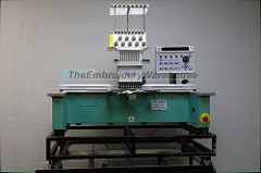 ID#1369 - Tajima TMEX-C901 Commercial Embroidery Machine.  Year 1996 : 1 : 9 - www.TheEmbroideryWarehouse.com