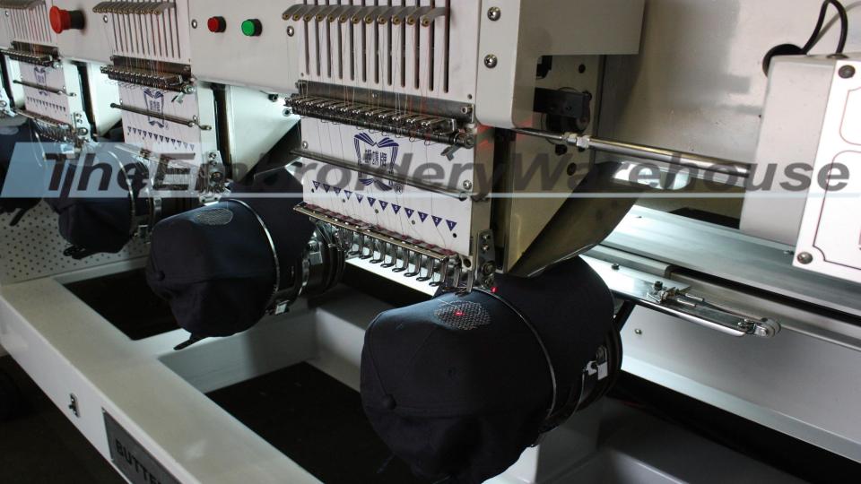 ID#1373 - Butterfly B-1206 DEMO Commercial Embroidery Machine.  Year 2016 : 6 : 12 - www.TheEmbroideryWarehouse.com