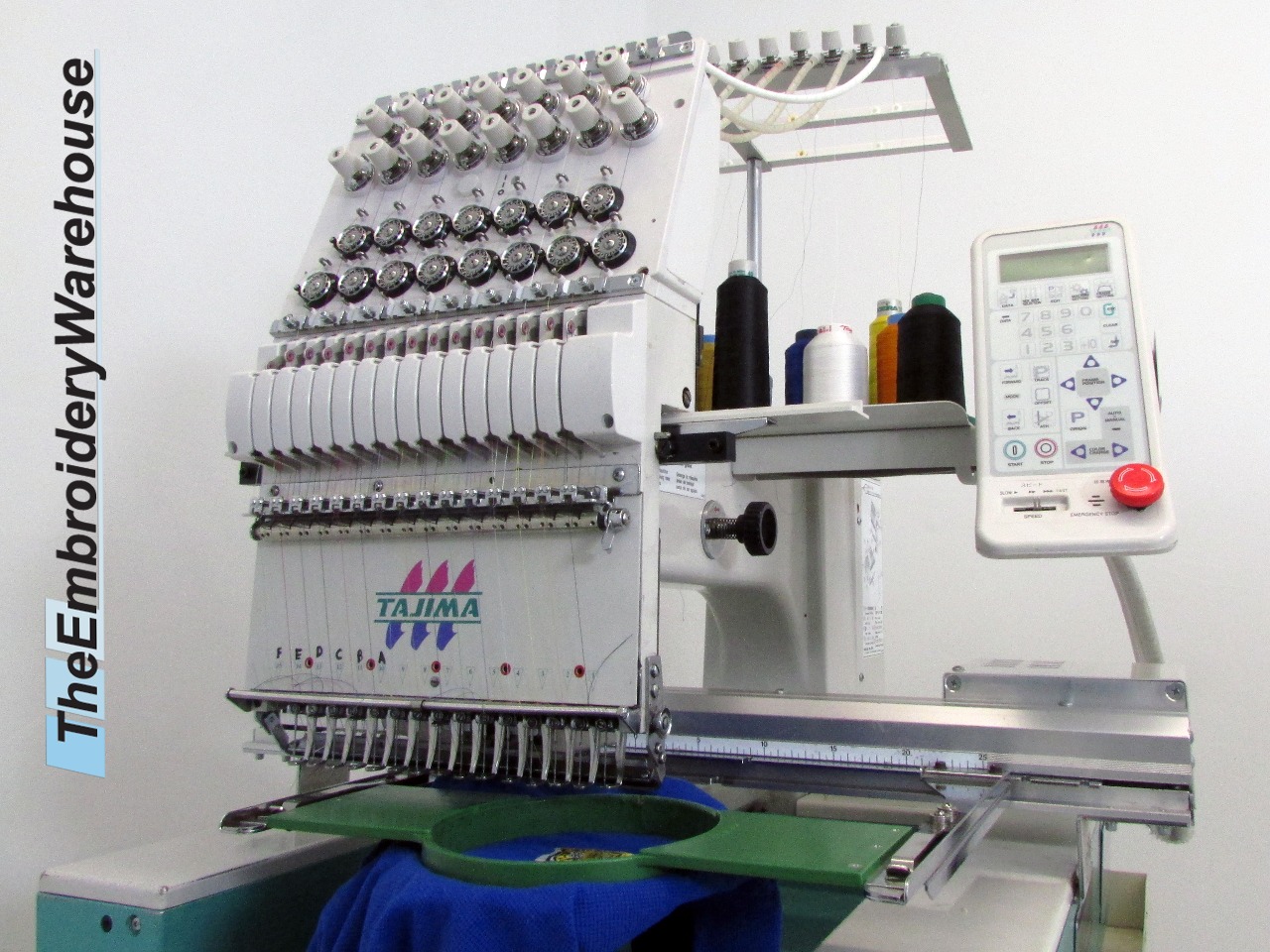 ID#1421 - Tajima NEO Commercial Embroidery Machine.  Year 2002 : 1 : 15 - www.TheEmbroideryWarehouse.com