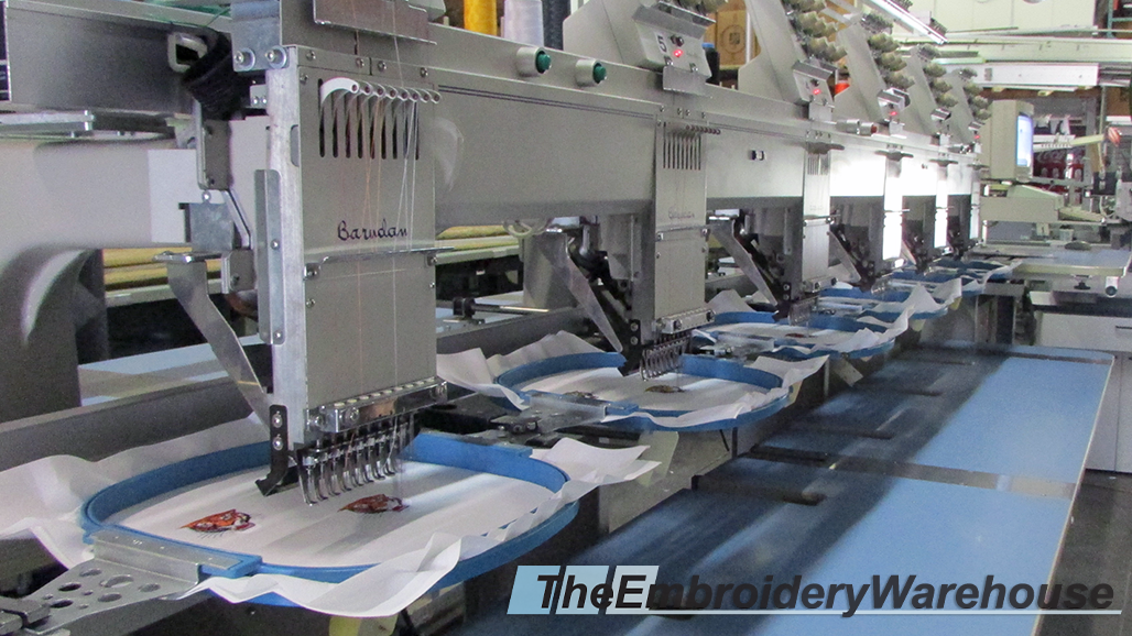 ID#1425 - Barudan BEATME 906 Commercial Embroidery Machine.  Year 1997 : 6 : 9 - www.TheEmbroideryWarehouse.com