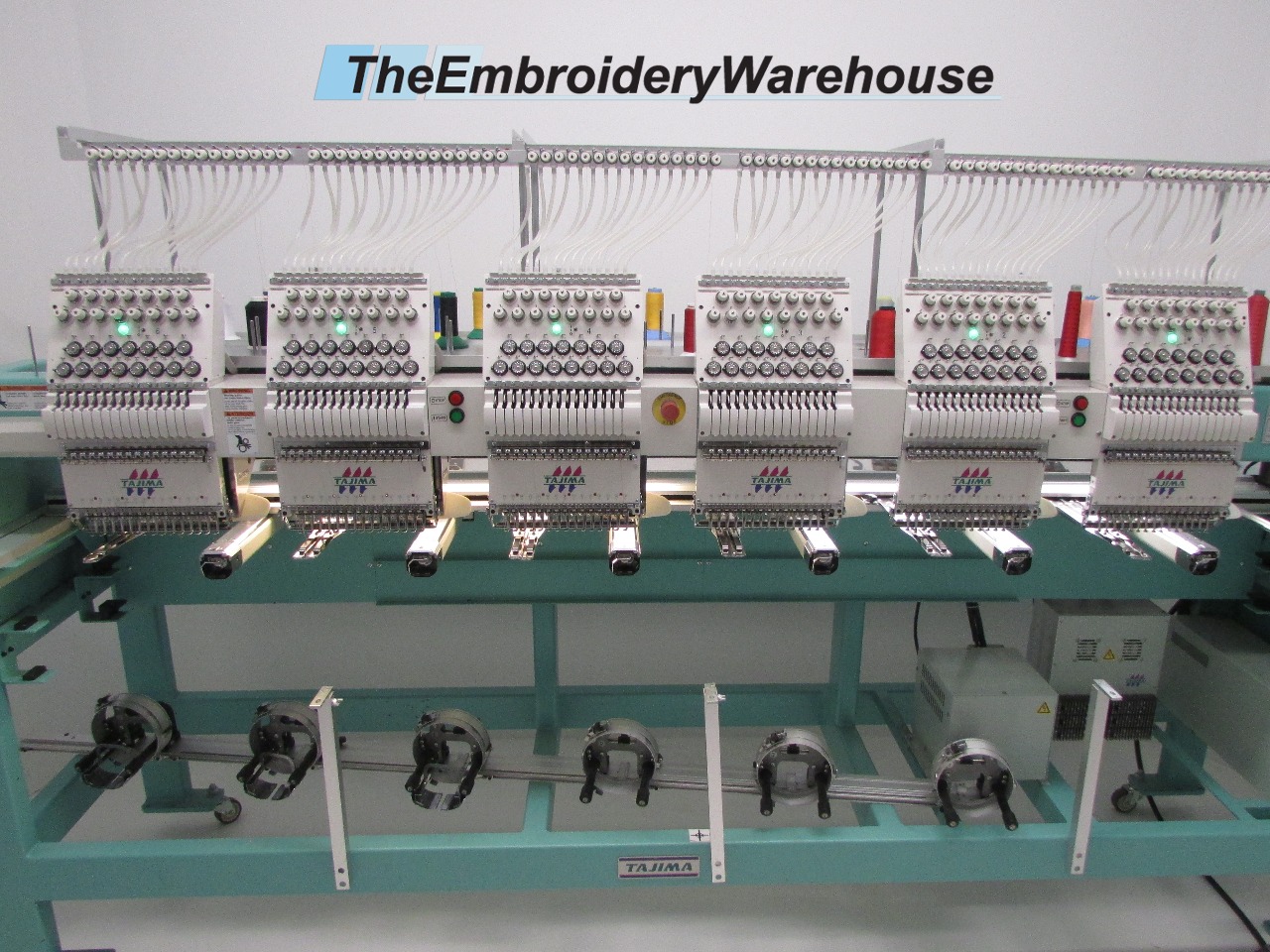 ID#1428 - Tajima TFHX-II C1506 Commercial Embroidery Machine.  Year 2004 : 6 : 15 - www.TheEmbroideryWarehouse.com