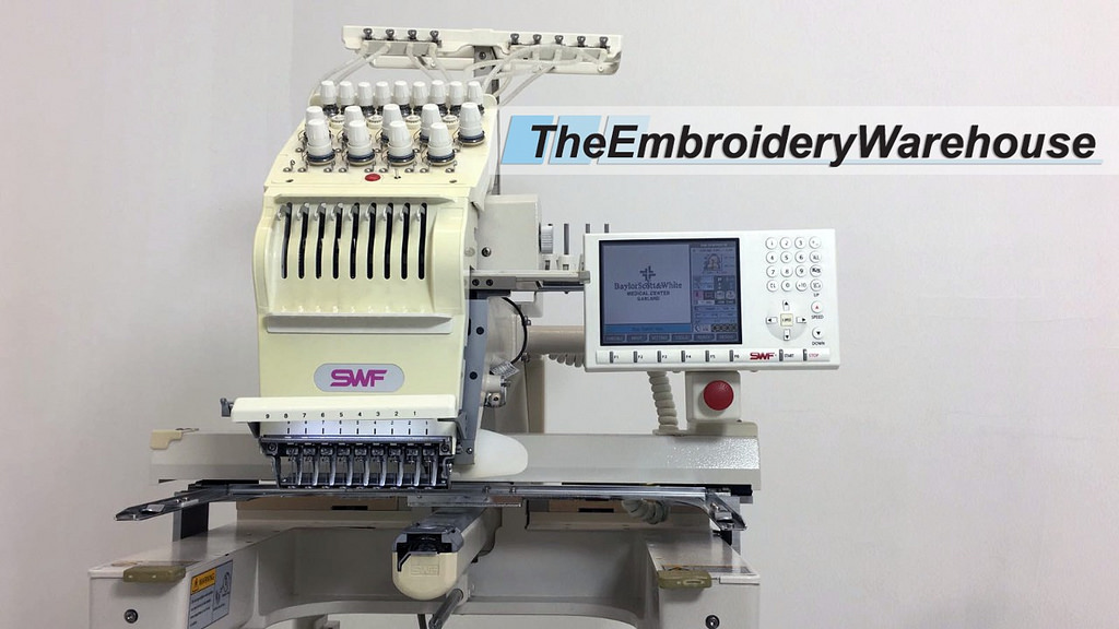 ID#1434 - SWF /E T901C Commercial Embroidery Machine.  Year 2006 : 1 : 9 - www.TheEmbroideryWarehouse.com