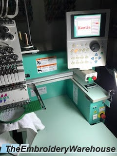 ID#1445 - Tajima TFMX-C1501 Commercial Embroidery Machine.  Year 2005 : 1 : 15 - www.TheEmbroideryWarehouse.com