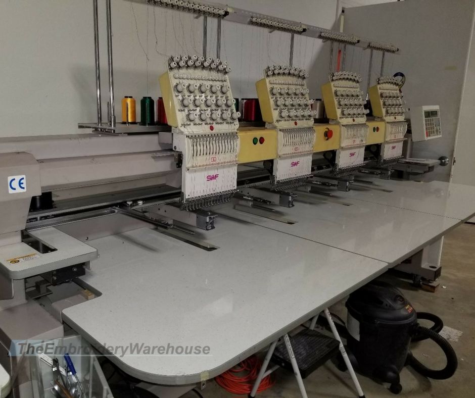 ID#1452 - SWF A-UK1504 Commercial Embroidery Machine.  Year 2003 : 4 : 15 - www.TheEmbroideryWarehouse.com