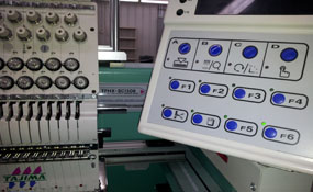 ID#3000 - Tajima TFHXII-C1508 Commercial Embroidery Machine.  Year 2003 : 8 : 15 - www.TheEmbroideryWarehouse.com