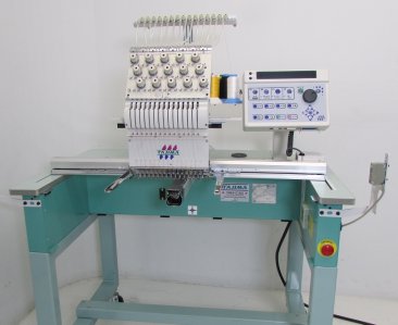 USED Tajima TMEX-C1501 - 1 Head - 15 Needles - Commercial Embroidery Machine