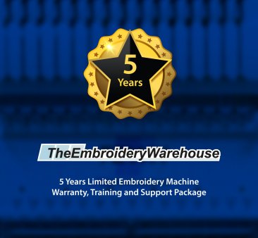 TEWH SI-901, single-head, 9-needle, commercial embroidery machine