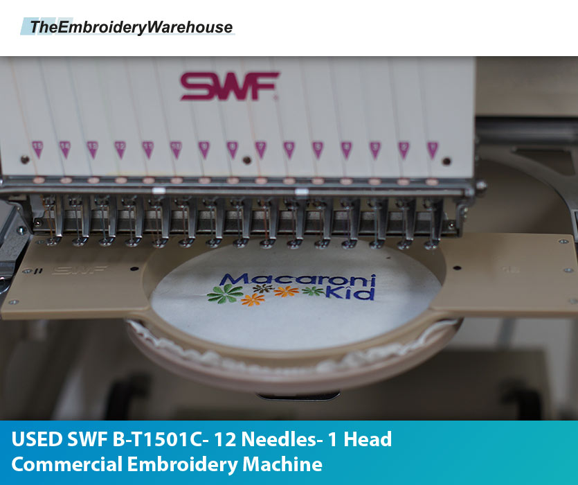 used swf commercial embroidery machine used swf commercial embroidery machine