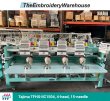 Tajima TFHX-IIC1504, 4-head, 15-needle, commercial embroidery machine