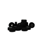 Economy Magnetic Core ‘L’ style – Black