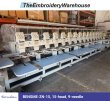 Barudan BENSME-ZN-15, 15-head, 9-needle, commercial embroidery machine