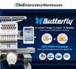 ButterFly B-1501/T CEO PRO+ Package - Single(1)Head - 15 Needles - Commercial Embroidery Machine - NEW (2023)