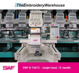 SWF B-T601C, single-head, 6-needle, commercial embroidery machine
