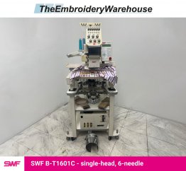 SWF B-T1601, single-head, 6-needle, commercial embroidery machine