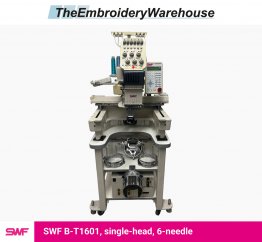 SWF B-T1601, single-head, 6-needle, commercial embroidery machine
