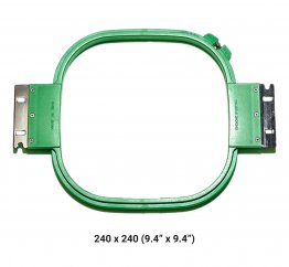 Tajima Tubular Hoop 240 x 240 (9.4” x 9.4”) NEW