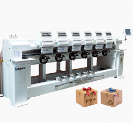 Butterfly B-1506B/T CEO Pro+, 6-head, 15-needle, commercial embroidery machine