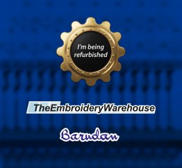 Barudan BEDT-ZN-101, single-head, 9-needle, commercial embroidery machine