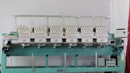 USED Tajima TMFX-IIC1506 - 6 Heads - 12 Needles - Commercial Embroidery Machine