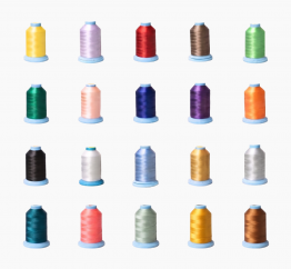 King Kone 5500yd Embroidery Thread - Robinson-Anton Super Brite Polyester