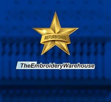 Melco EMT X16, single-head, 16-needle, commercial embroidery machine