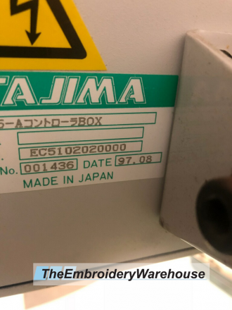 USED Tajima TMEX-C1201 - 1 Heads - 12 Needles - Commercial Embroidery Machine year 1997