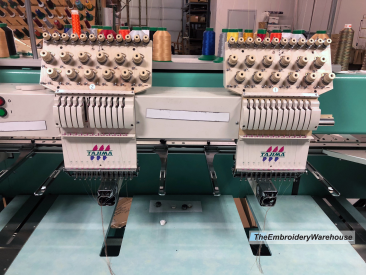 USED Tajima TMFX-IIIC1206 - 6 Heads - 12 Needles - Commercial Embroidery Machine year 1999