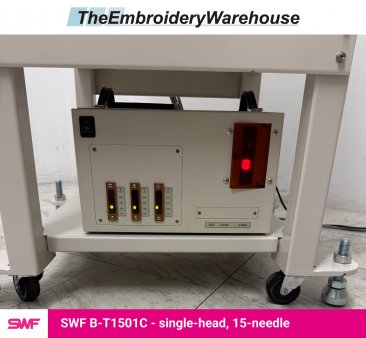 SWF B-T1501C, single-head, 15-needle, commercial embroidery machine